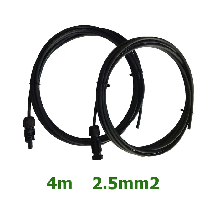 cable solar 4m para panel solar