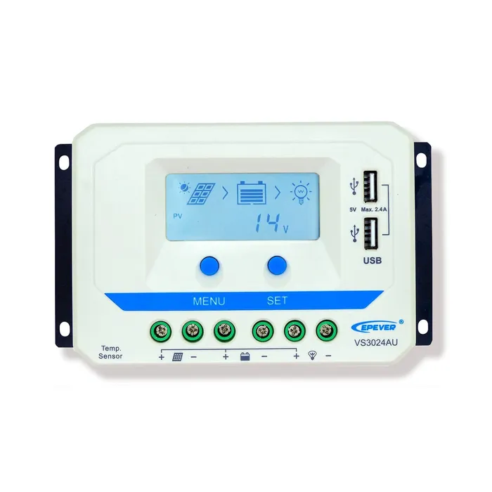 regulador solar 30a pwm epever vs3024au