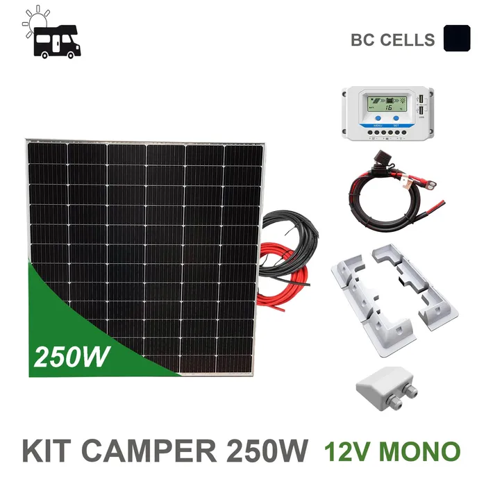Kit Solar 250W 12V Camper Viasolar