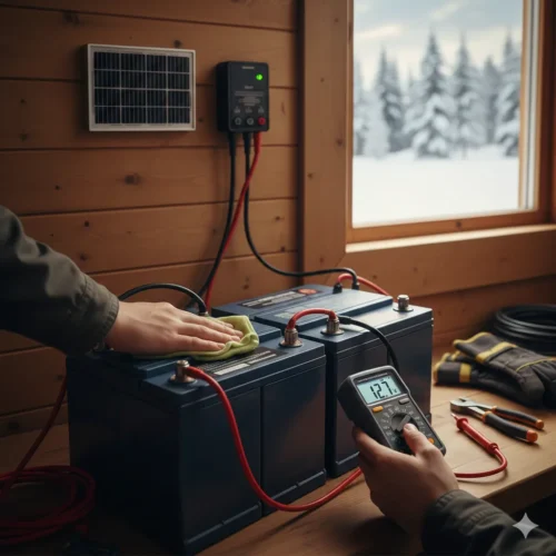 Como cuidar tus baterías solares en Invierno